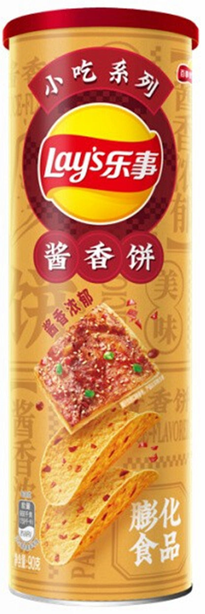 Lay’s Sauce-Fragrant Pancake Flavor Potato Chips (90 g / ~3.17 oz)