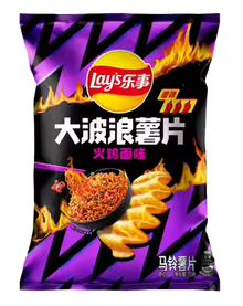 Lay’s Wavy Buldak Ramen Flavor Potato Chips (70 g / ~2.47 oz)