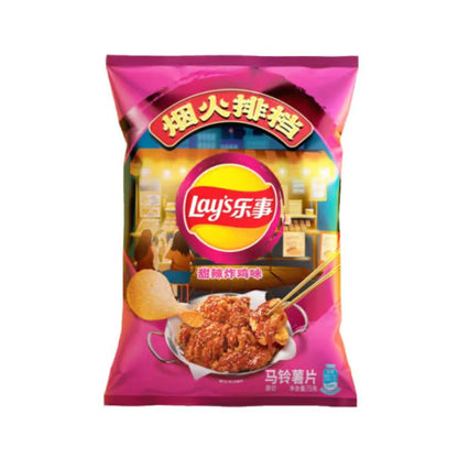 Lay’s Sweet & Spicy Fried Chicken Flavor Potato Chips (70 g / ~2.47 oz)